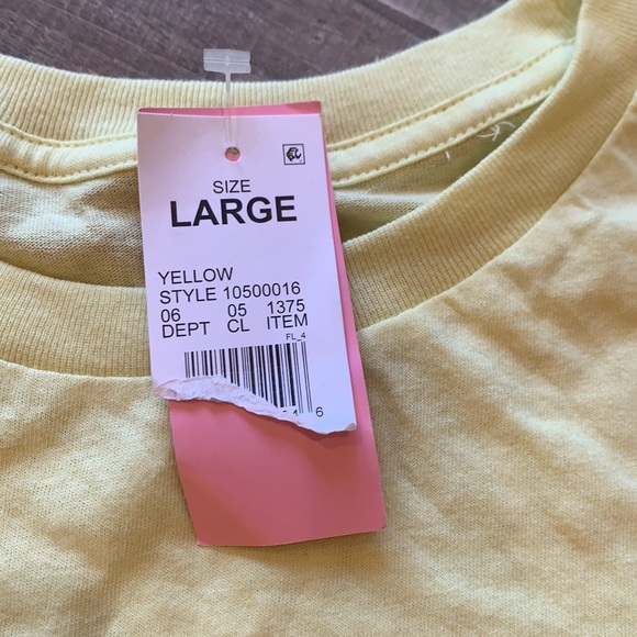 AC/DC large yellow concert t shirt new - Picture 2 of 3